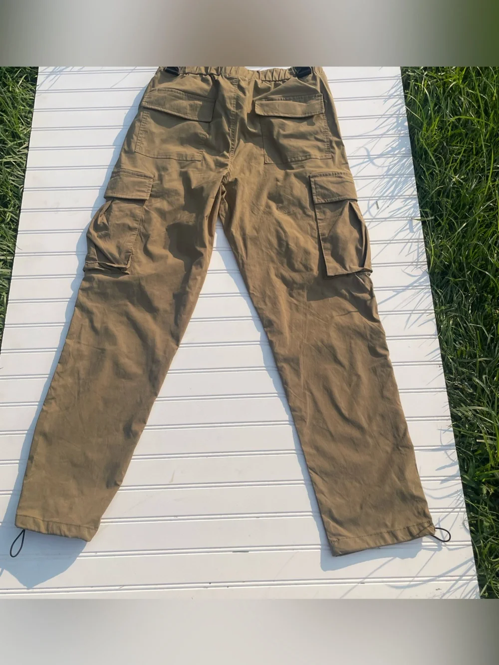 American Stitch Men’s XL Olive Green Cargo Pants Utility Streetwear With Pockets